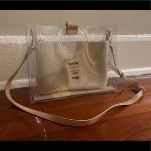 Clear purse with removable pouch